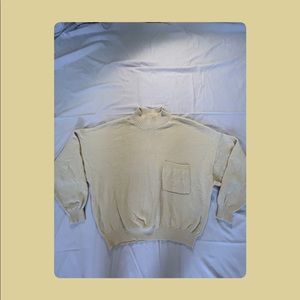 Thrifted pale yellow sweater